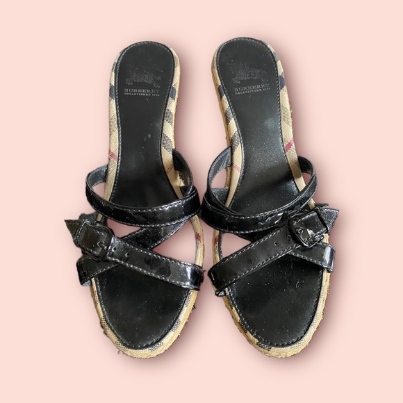 Burberry Espadrilles Wedges - Picture 1 of 4